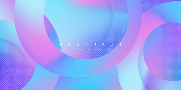 Abstract trendy vector background with blue purple pink color