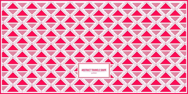 abstract triangle shape pattern with bright pink dominant color