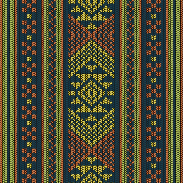 Abstract Tribal Aztec Seamless Pattern