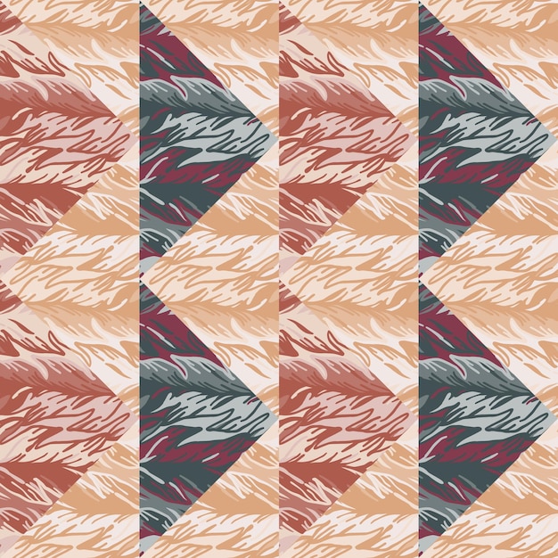 Abstract tribal mosaic seamless pattern Creative geometric ethnic tile