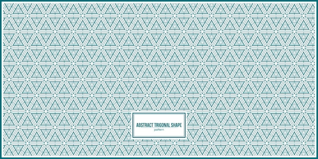 abstract trigonal shape pattern design