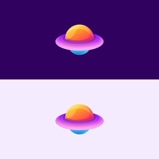 Abstract UFO icon