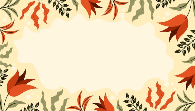 Abstract Unique and Classic Floral Background