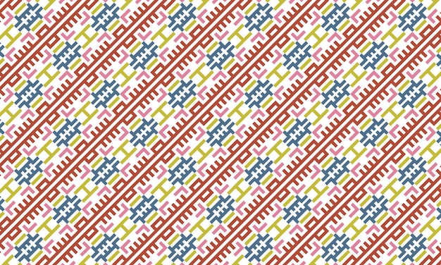 abstract unique geometric checkered pattern