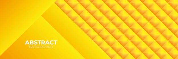 Abstract vector background in orange and yellow tones of geometric shapes Colorful banner wallpaper