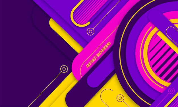 Abstract vector background with colorful style