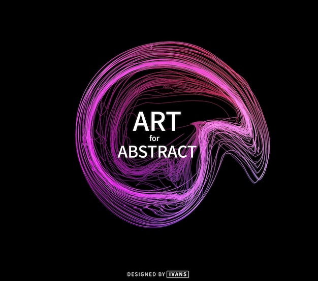 Abstract vector background with glowing wave Futuristic technology styleColorful colored backgro