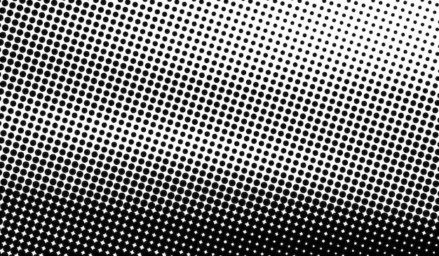 Abstract vector grunge halftone distorted shapes background banner