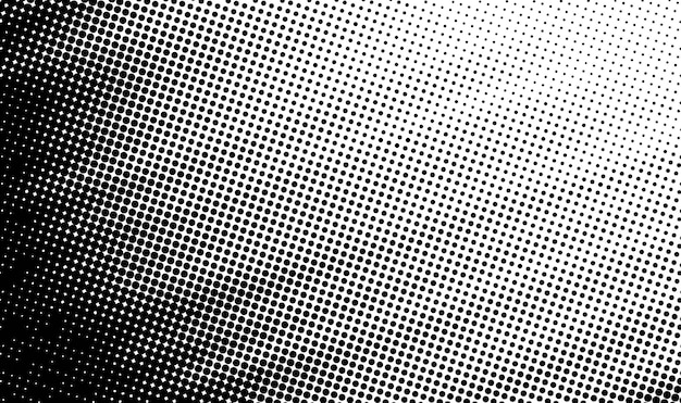 Abstract vector grunge halftone distorted shapes background banner