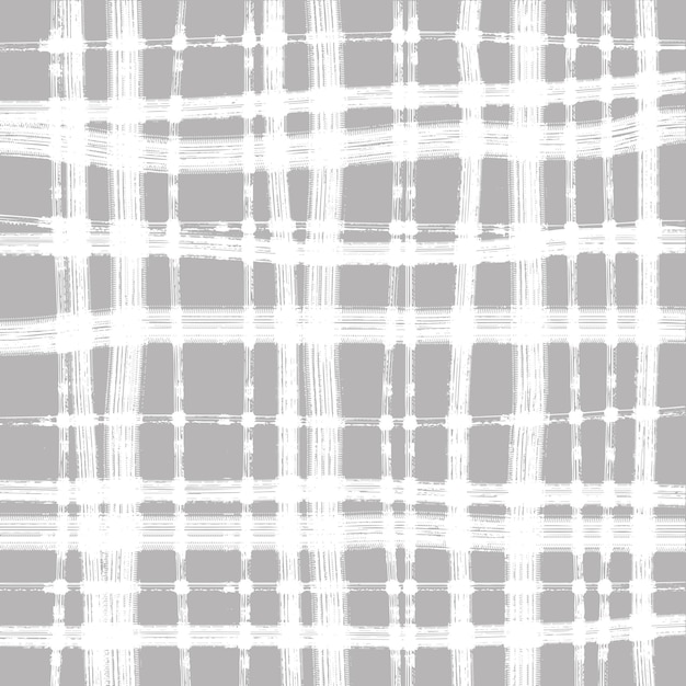 Abstract vector pattern in a cage irregular lines vertical and horizontal brush strokes