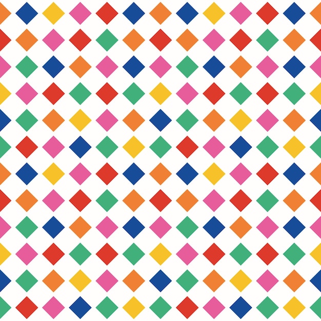 Abstract vector pattern design. Seamless pattern with colorful simple shapes. Geometric shape modern