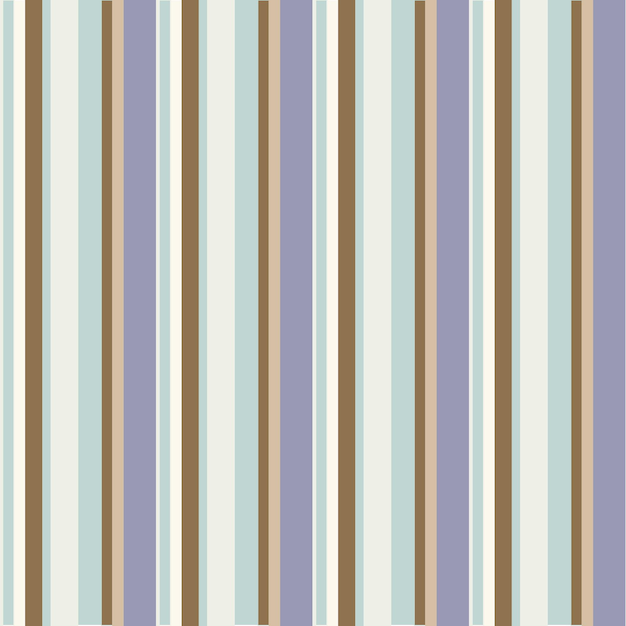 Abstract vector striped seamless pattern with colored stripes