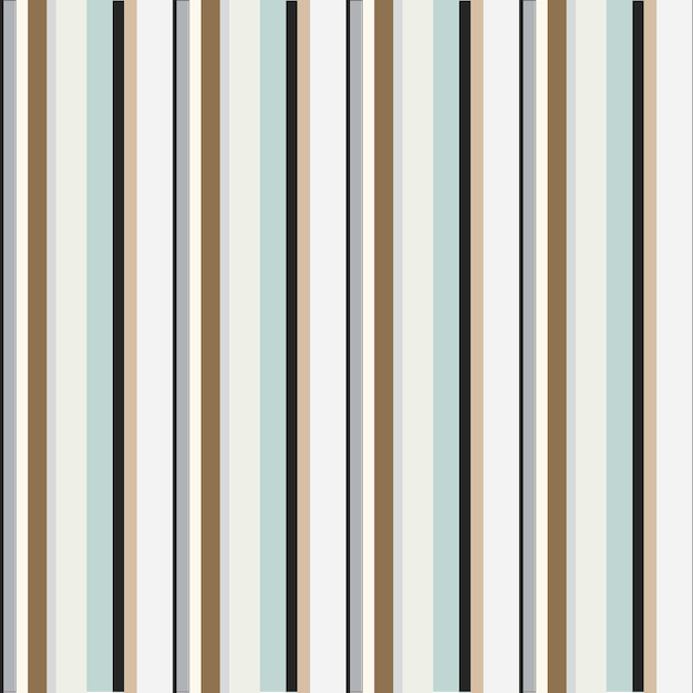 Abstract vector striped seamless pattern with colored stripes