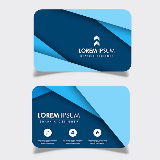 Abstract Vector Visiting Cards