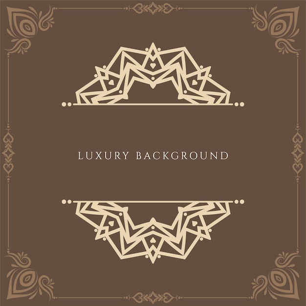 Abstract vintage style luxury design decorative background