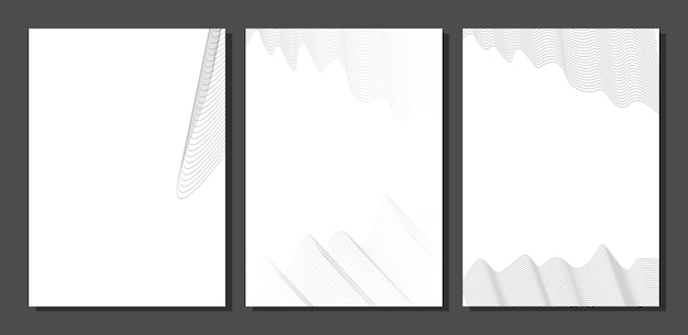 Abstract warped Diagonal Striped poster or cover design template