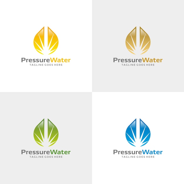 Abstract water logo