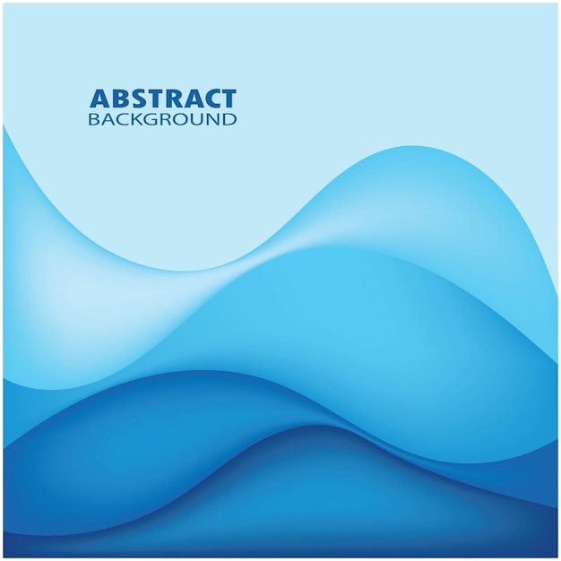 Abstract Water wave design background