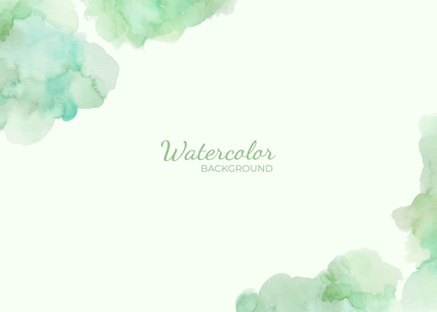 Abstract watercolor as background frame