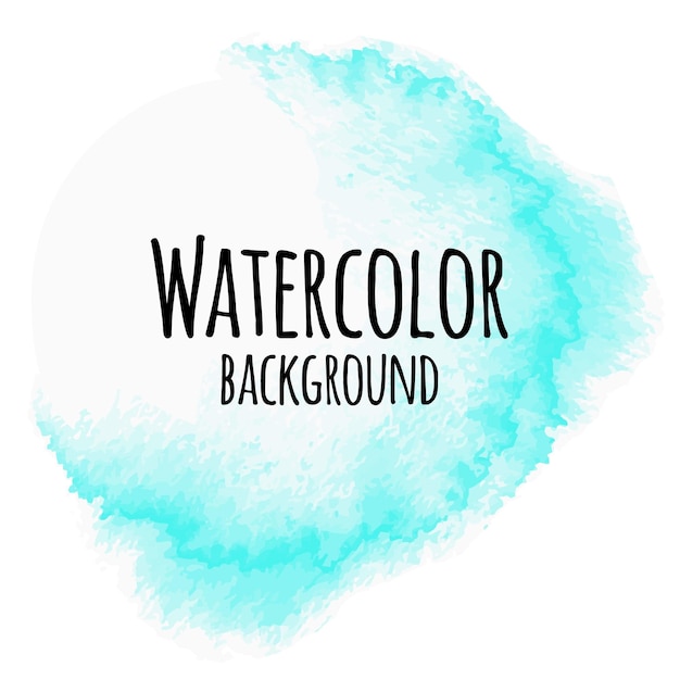 Abstract watercolor background blue color