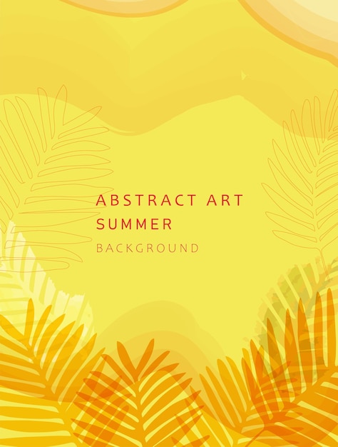 Abstract watercolor background vector Wallpaper and botanical art line