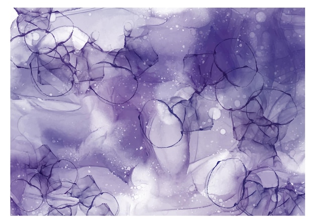 Abstract watercolor background with blue purple white ilustration