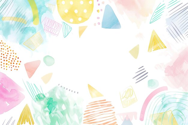 abstract watercolor background with watercolor splashes pastel colors