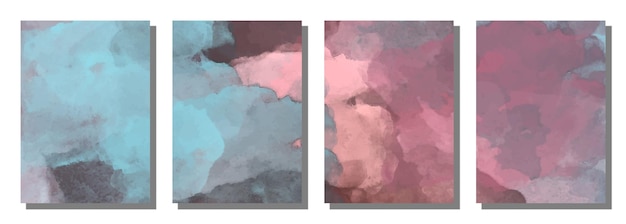 Abstract watercolor brush background