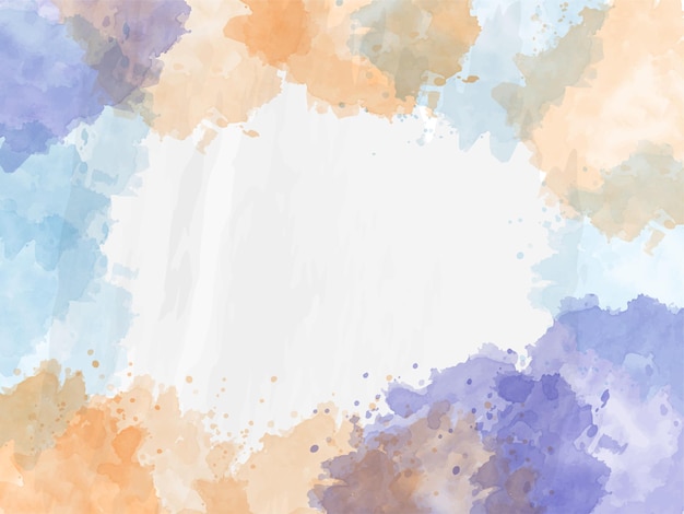 Abstract watercolor hand painted background