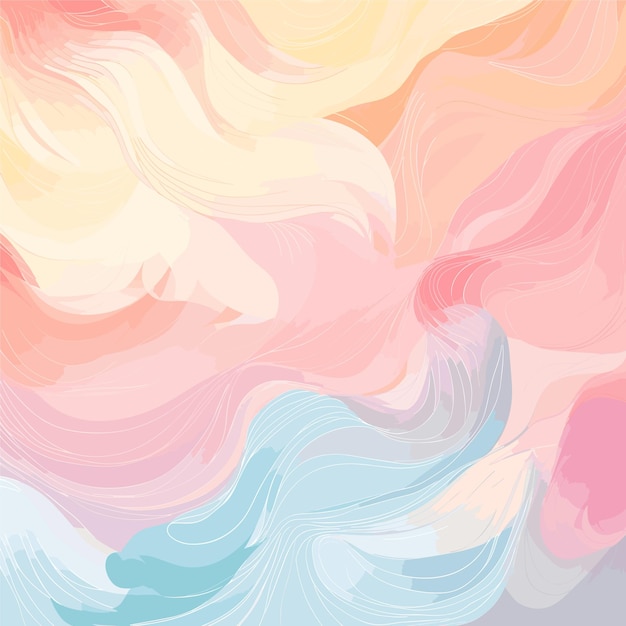 Abstract watercolor pastel background vector illustration