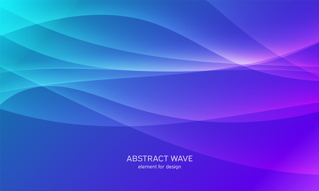 Abstract wave background. Colorful background with wavy line.