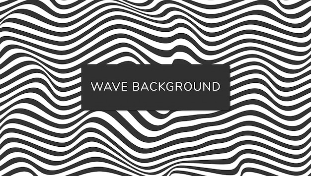 Abstract Wave Background Design