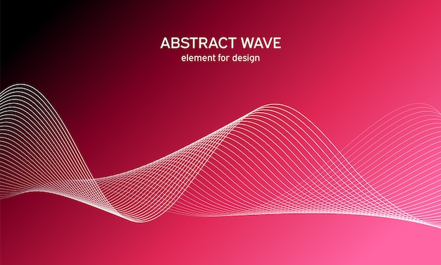 Abstract wave background. Element for design.