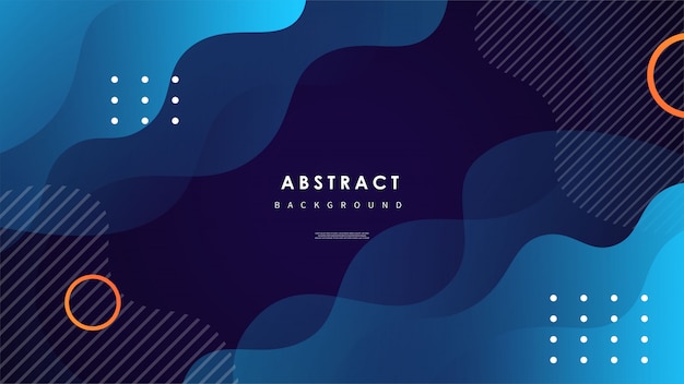 Abstract wave background with colorful shapes 