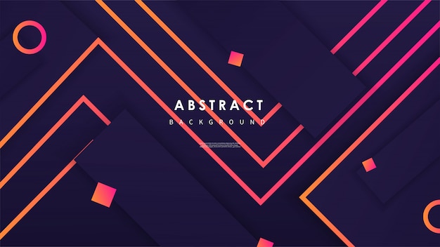 Abstract wave background with colorful shapes 