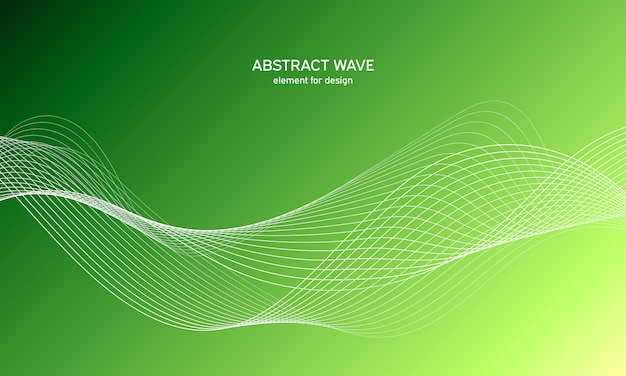 Abstract wave background