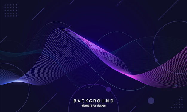 Abstract wave background