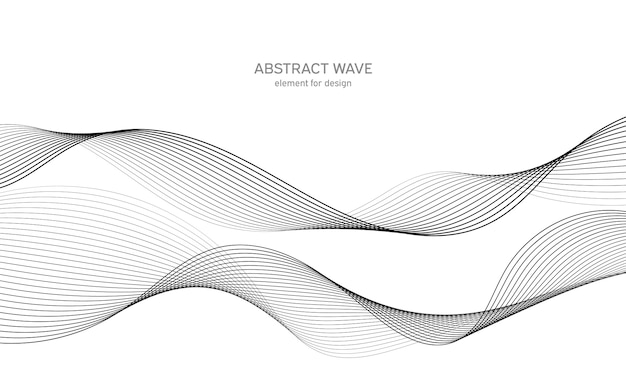 Abstract wave element for design. Digital frequency track equalizer.