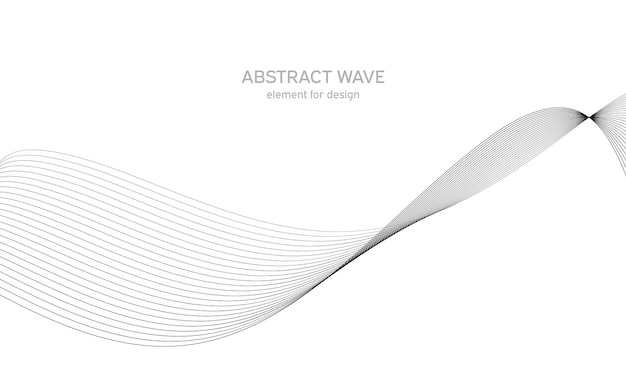 abstract wave element 