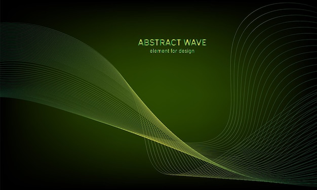 Abstract wave element