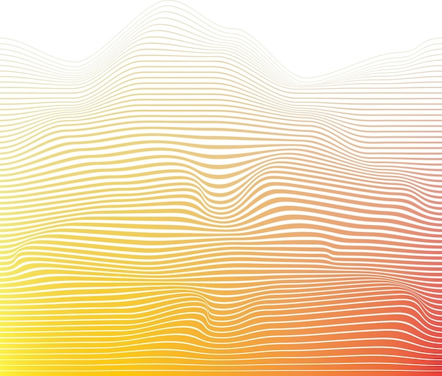 Abstract wave gradient lines background