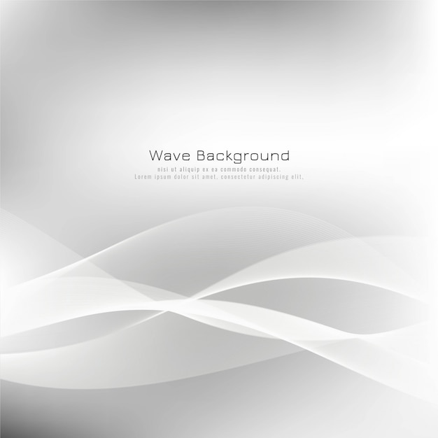 Abstract wave grey background