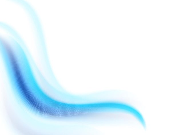 Abstract Wave Motion Background In Blue And White Color.