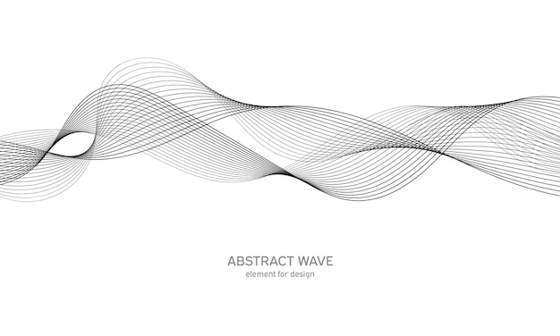 Abstract wave track equalizer element for design.