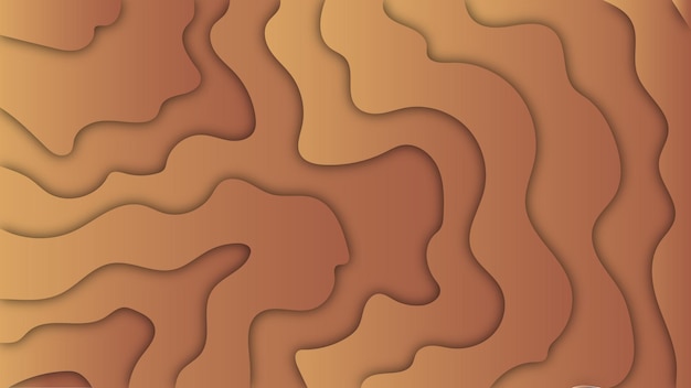 Abstract Waves Background brown