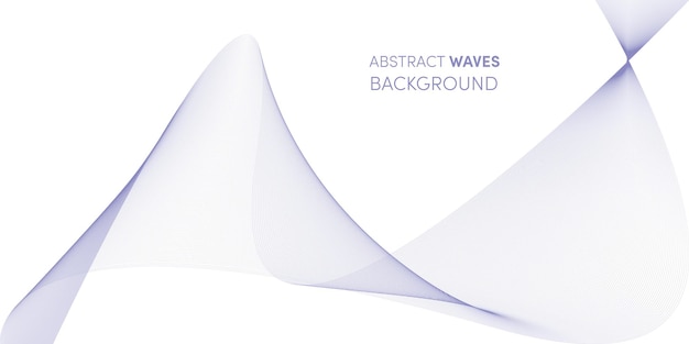 Abstract waves blue shade background