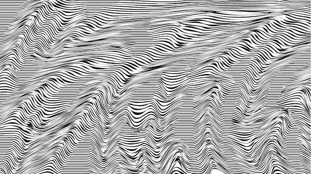 Abstract wavy artistic template Wave Stripe vector Background