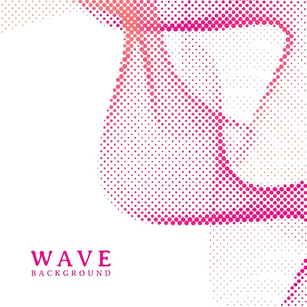 Abstract wavy colorful gradient dots halftone background, Halftone background design