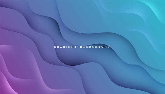 Abstract wavy light and shadow gradient background