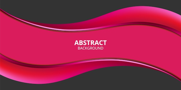 Abstract wavy pink background